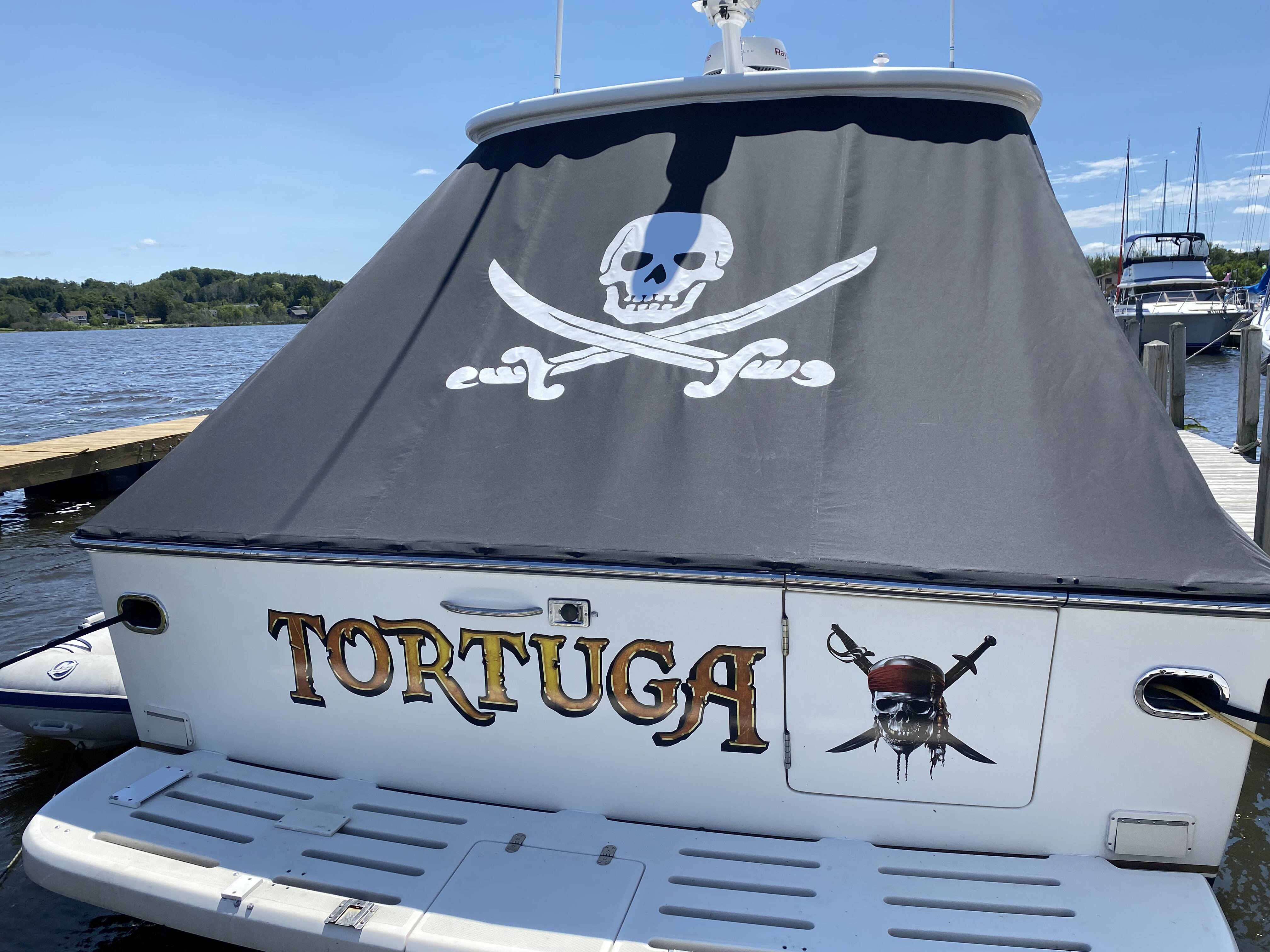 cockpit cover with custom graphic